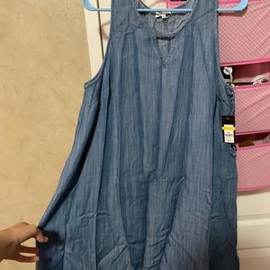 Crown and ivy dress denim